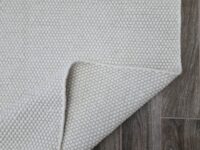 KWADRATOWY PLECIONY NATURALNY DYWAN WEŁNIANY kremowy BENUTA PURE ROCCO WHITE 200x200 cm - obrazek 11