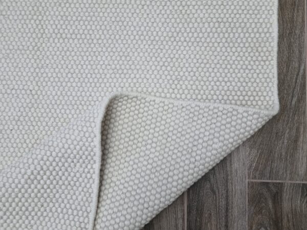 KWADRATOWY PLECIONY NATURALNY DYWAN WEŁNIANY kremowy BENUTA PURE ROCCO WHITE 200x200 cm - obrazek 11