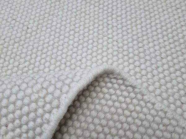 KWADRATOWY PLECIONY NATURALNY DYWAN WEŁNIANY kremowy BENUTA PURE ROCCO WHITE 200x200 cm - obrazek 10