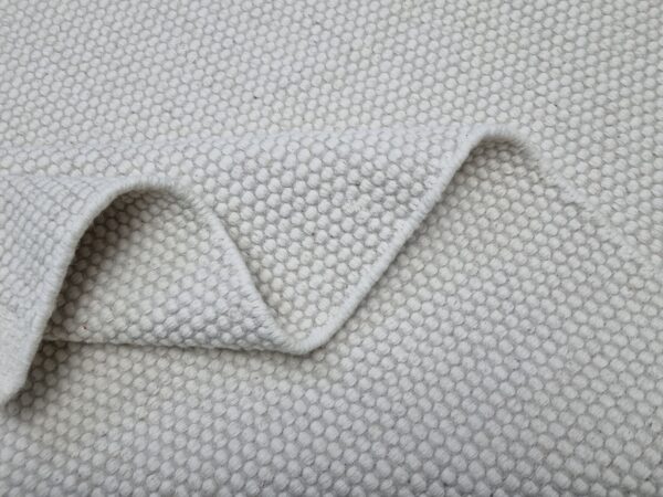 KWADRATOWY PLECIONY NATURALNY DYWAN WEŁNIANY kremowy BENUTA PURE ROCCO WHITE 200x200 cm - obrazek 9