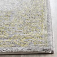 ELEGANCKI ORIENTALNY ANTYCZNY DYWAN DO BIURA SALONU szary zielony oliwkowy SAFAVIEH PASSION 160x230 cm - obrazek 5