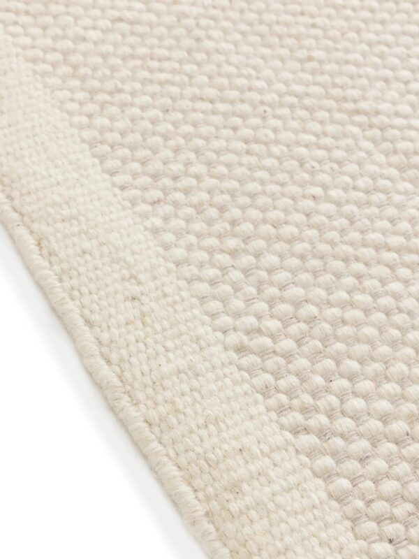 KWADRATOWY PLECIONY NATURALNY DYWAN WEŁNIANY kremowy BENUTA PURE ROCCO WHITE 200x200 cm - obrazek 4
