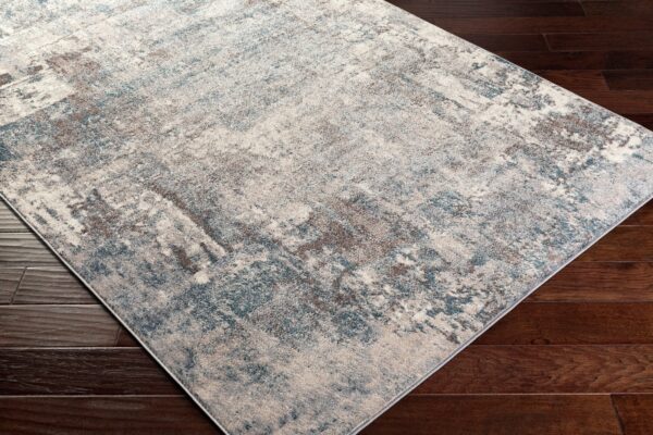 NOWOCZESNY ABSTRAKCYJNY DYWAN do salonu biura niebieski szary taupe SURYA ANKARA MIAMI 200x280 cm - obrazek 8