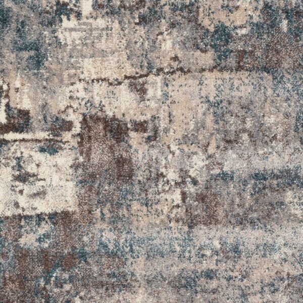 NOWOCZESNY ABSTRAKCYJNY DYWAN do salonu biura niebieski szary taupe SURYA ANKARA MIAMI 200x280 cm - obrazek 9