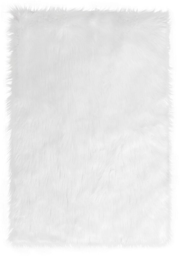 PUSZYSTY MIĘKKI DYWAN FLOKATI Z DŁUGIM WŁOSIEM shaggy biały HOME AFFAIRE VALERIA WHITE 150x240 cm - obrazek 7