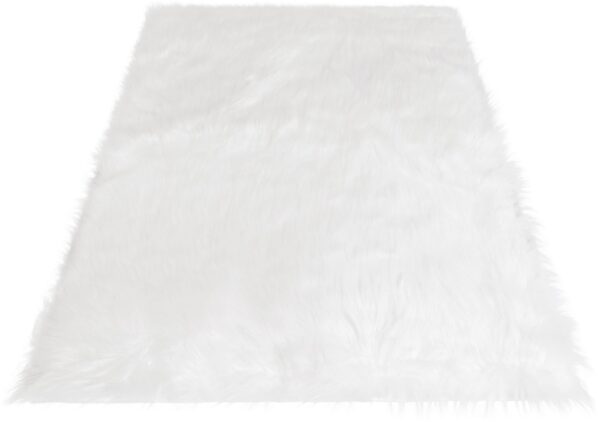 PUSZYSTY MIĘKKI DYWAN FLOKATI Z DŁUGIM WŁOSIEM shaggy biały HOME AFFAIRE VALERIA WHITE 150x240 cm - obrazek 8