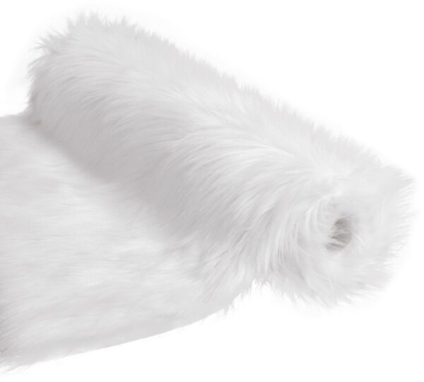 PUSZYSTY MIĘKKI DYWAN FLOKATI Z DŁUGIM WŁOSIEM shaggy biały HOME AFFAIRE VALERIA WHITE 150x240 cm - obrazek 2